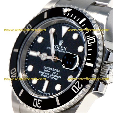 ghiera rolex submariner nero ceramica|rolex ceramica sottomarina.